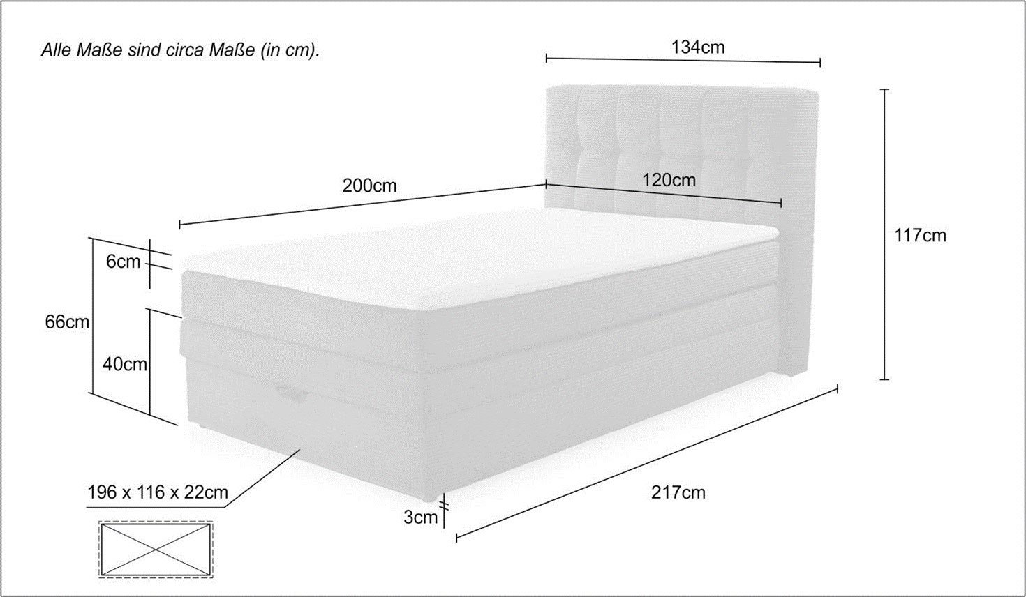 Boxspringbett image number null