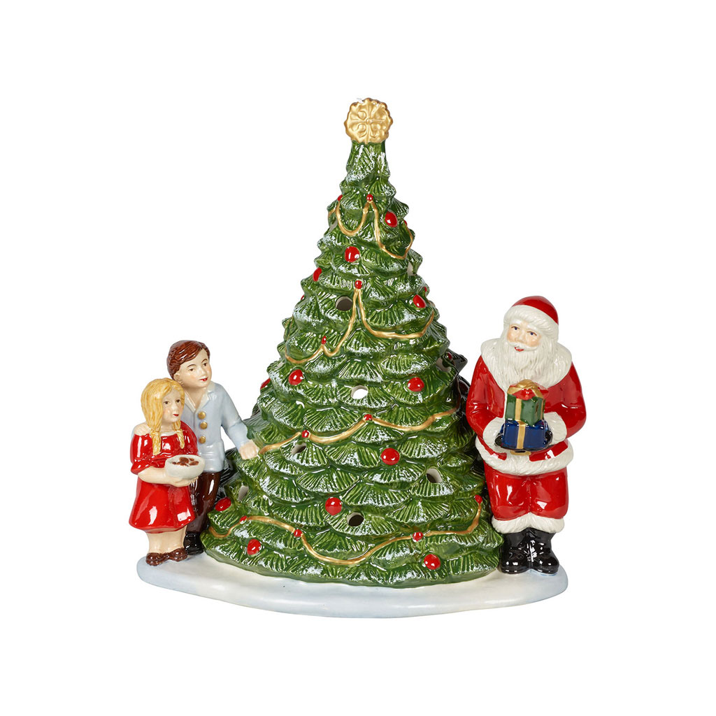 Santa am Baum 20x17cm image number null