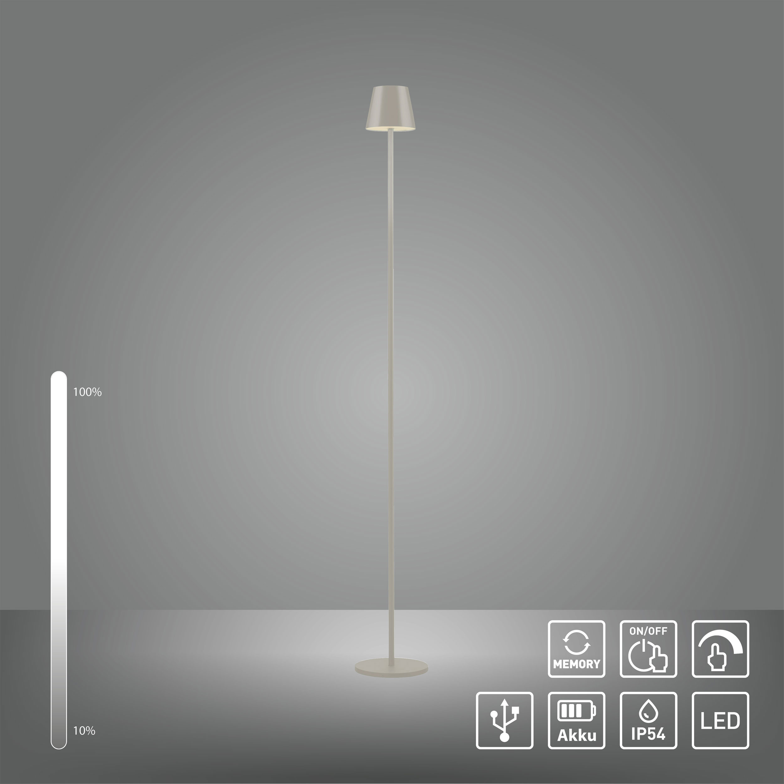 LED-Stehleuchte 1flg image number null