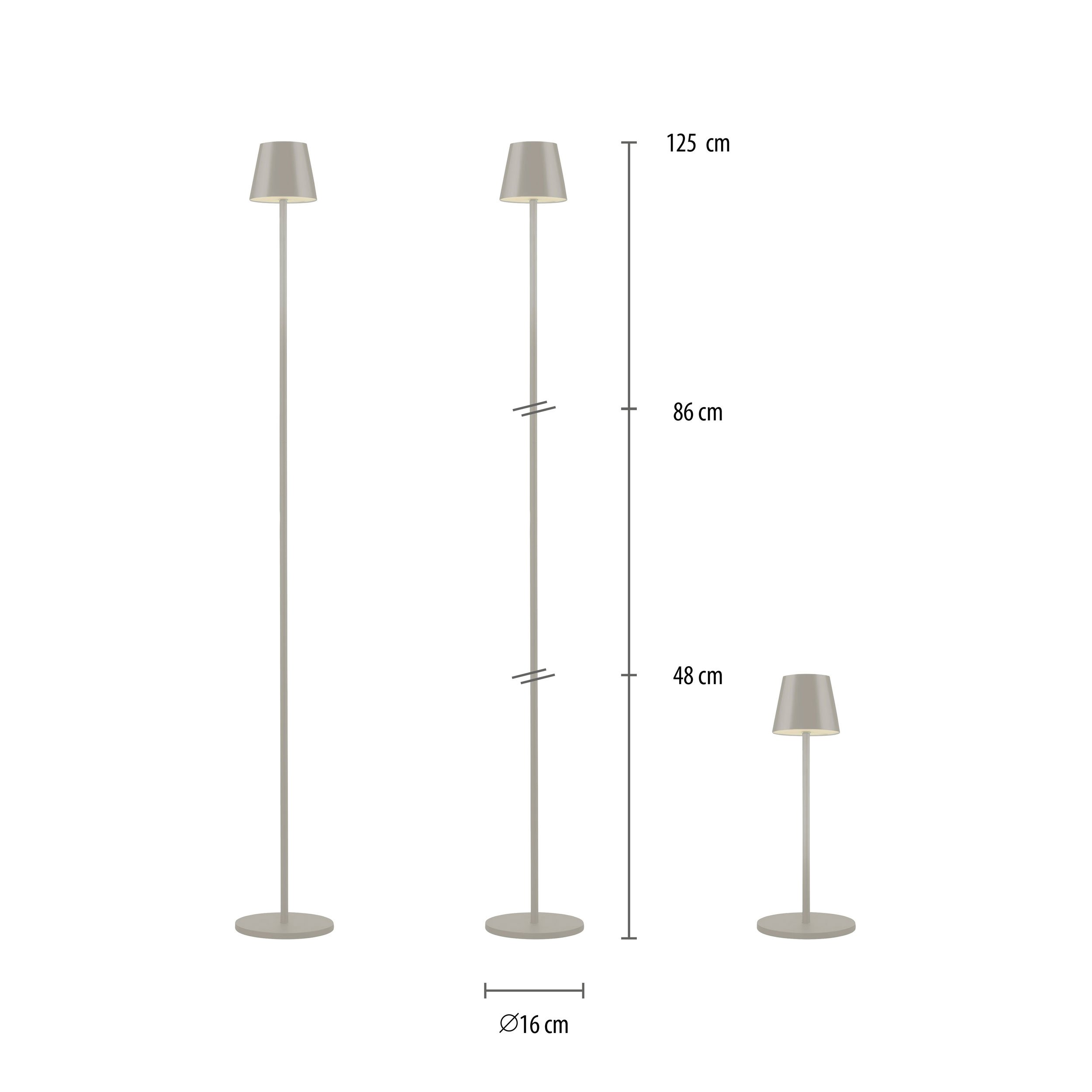 LED-Stehleuchte 1flg image number null