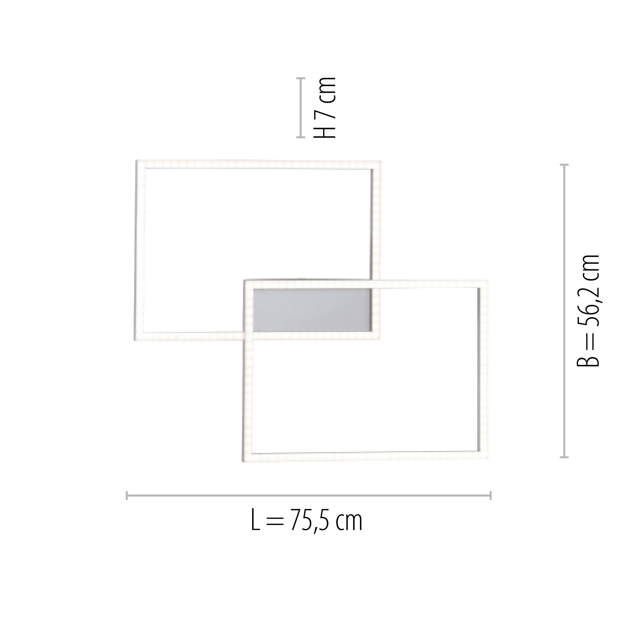 LED-Deckenleuchte 2flg image number null