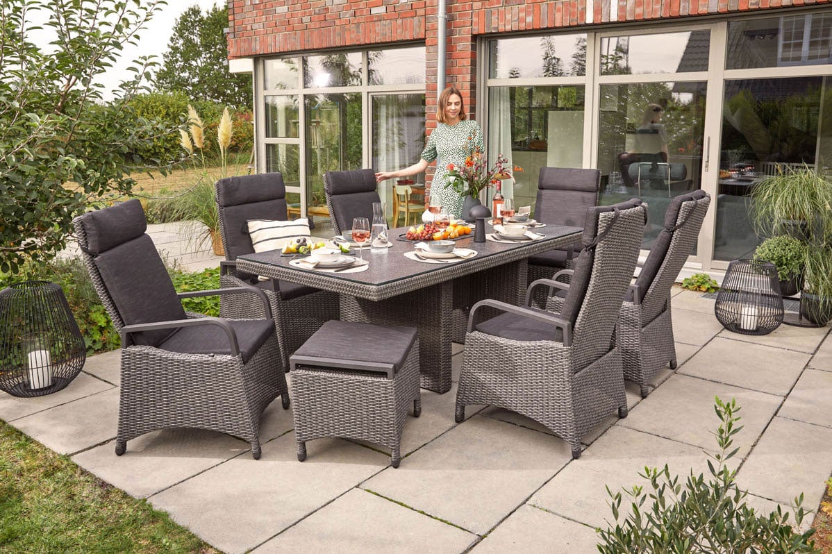 Gartentisch Wangenform Rattan image number null