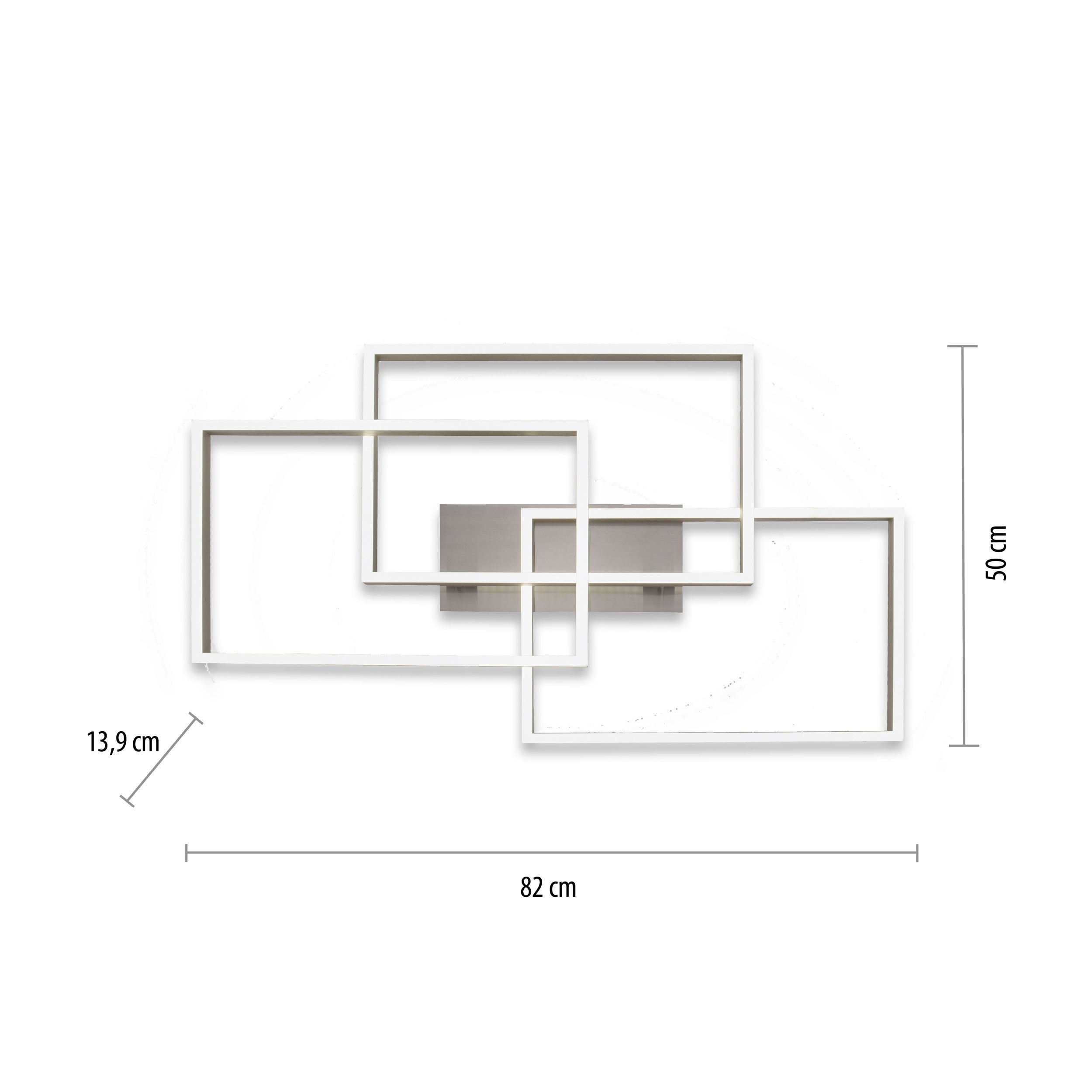 LED-Deckenleuchte 2flg image number null