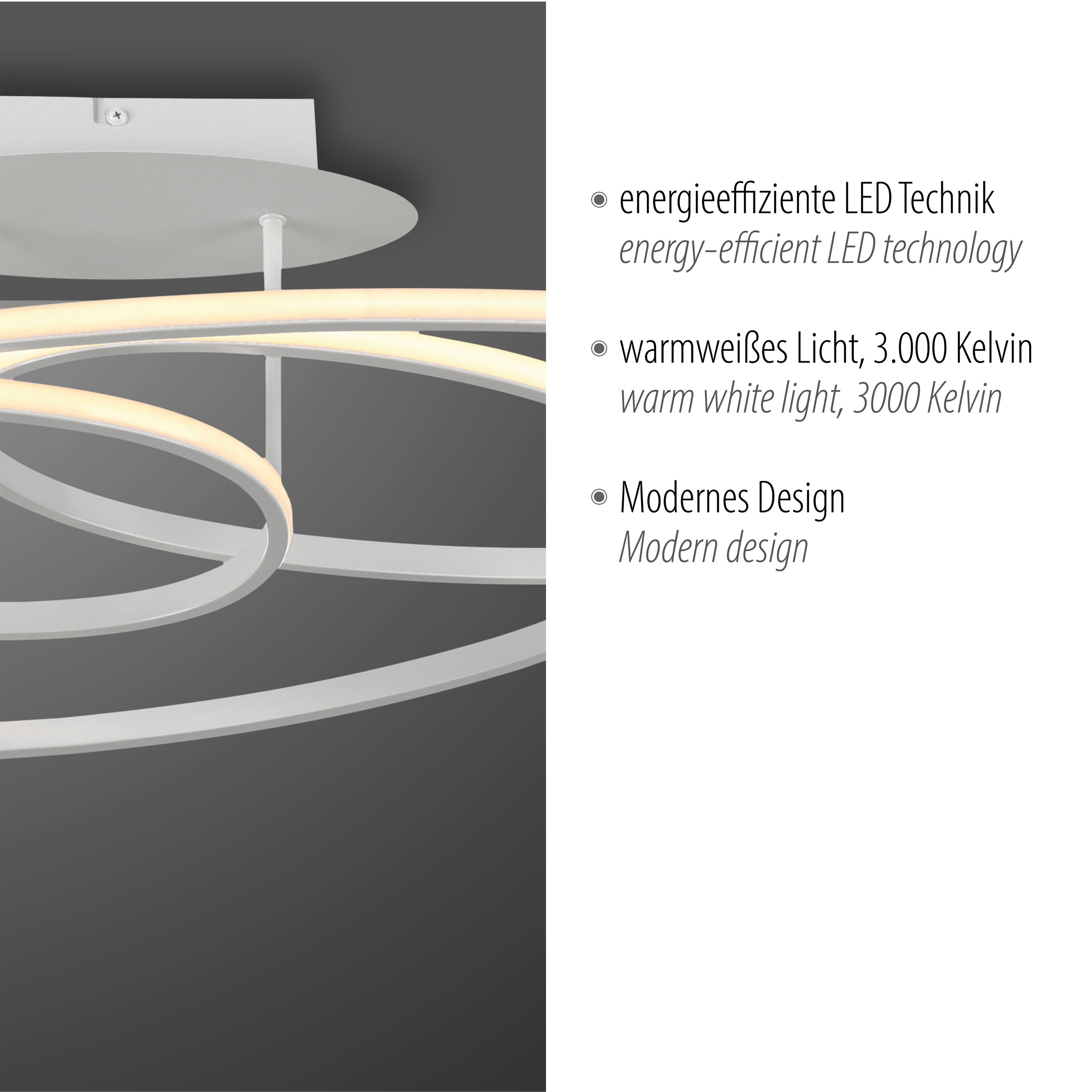 LED-Deckenleuchte 1flg image number null